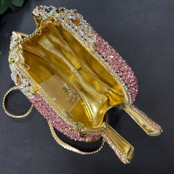 Popsicle Ice Cream Crossbody Evening Purse Bling Bag Clutch Sparkle Handbag - Picture 11 of 16